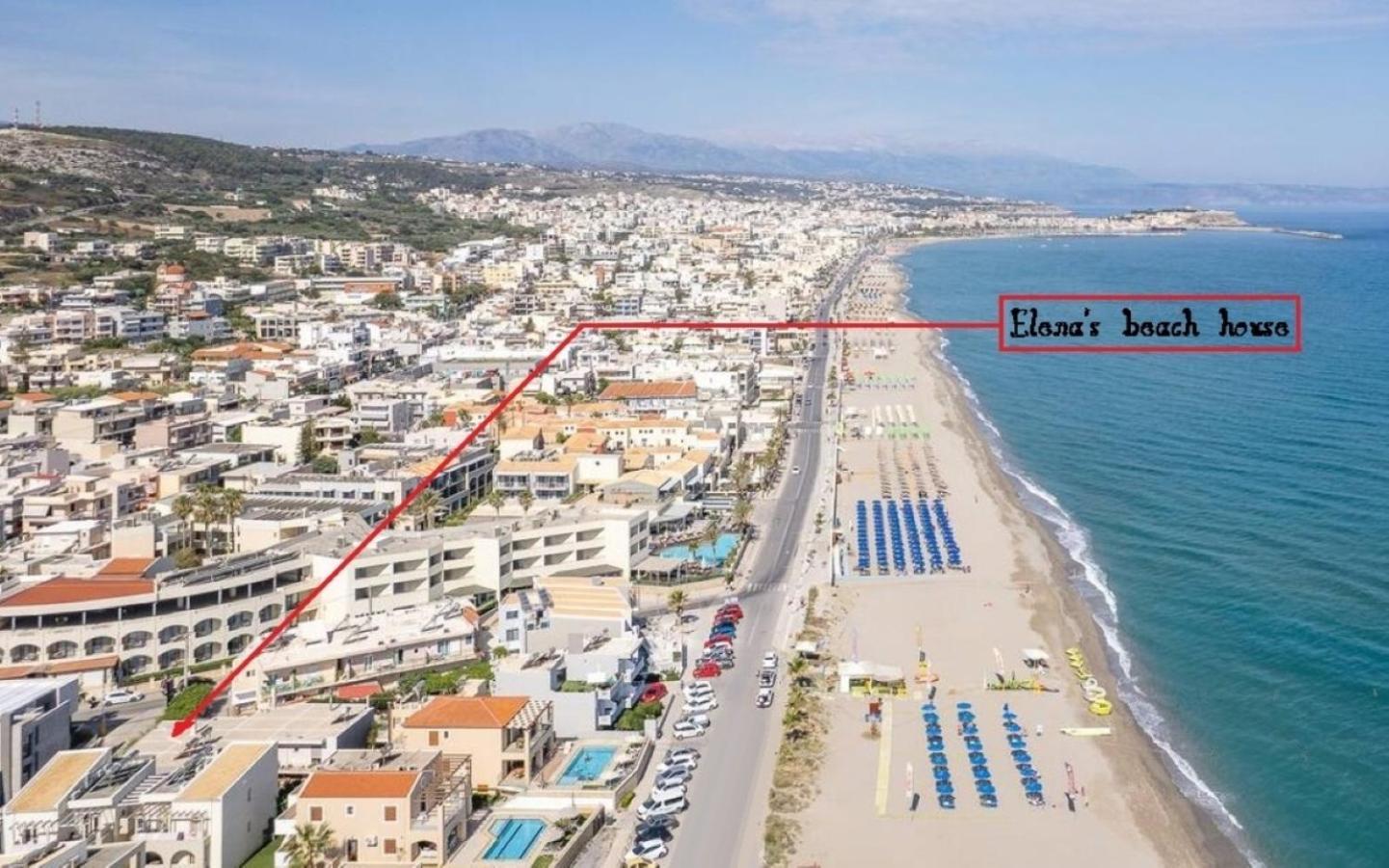 Elena'S Beach House Rethymno Esterno foto